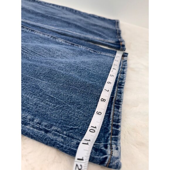 New Alice & Olivia Jeans Women's Size 26 TRISH MID RISE BAGGY JEAN brooklyn blue - Picture 8 of 15